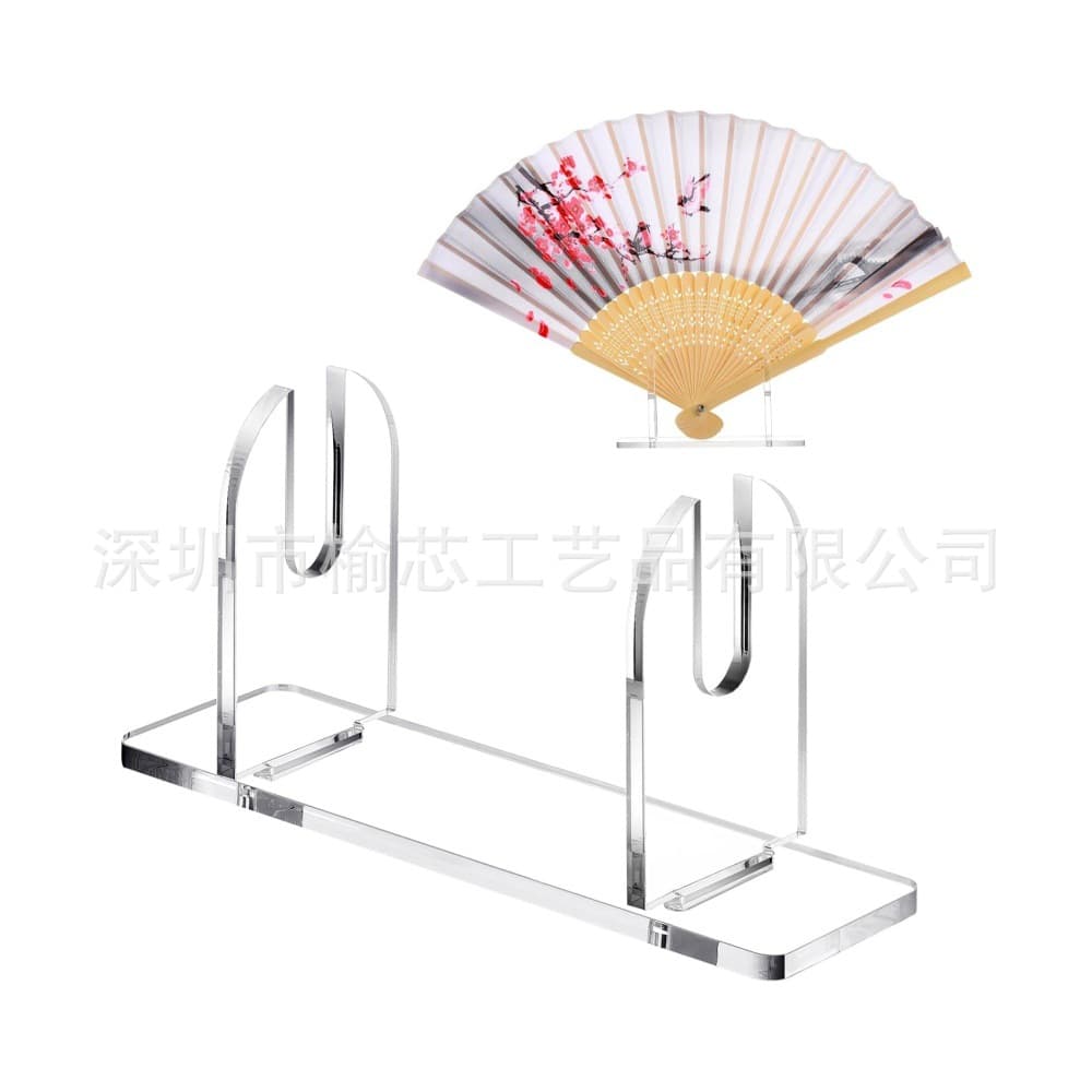 Acrylic Fan Stand, Fan Display Stand, Fan Holder for Folding Fan Display
