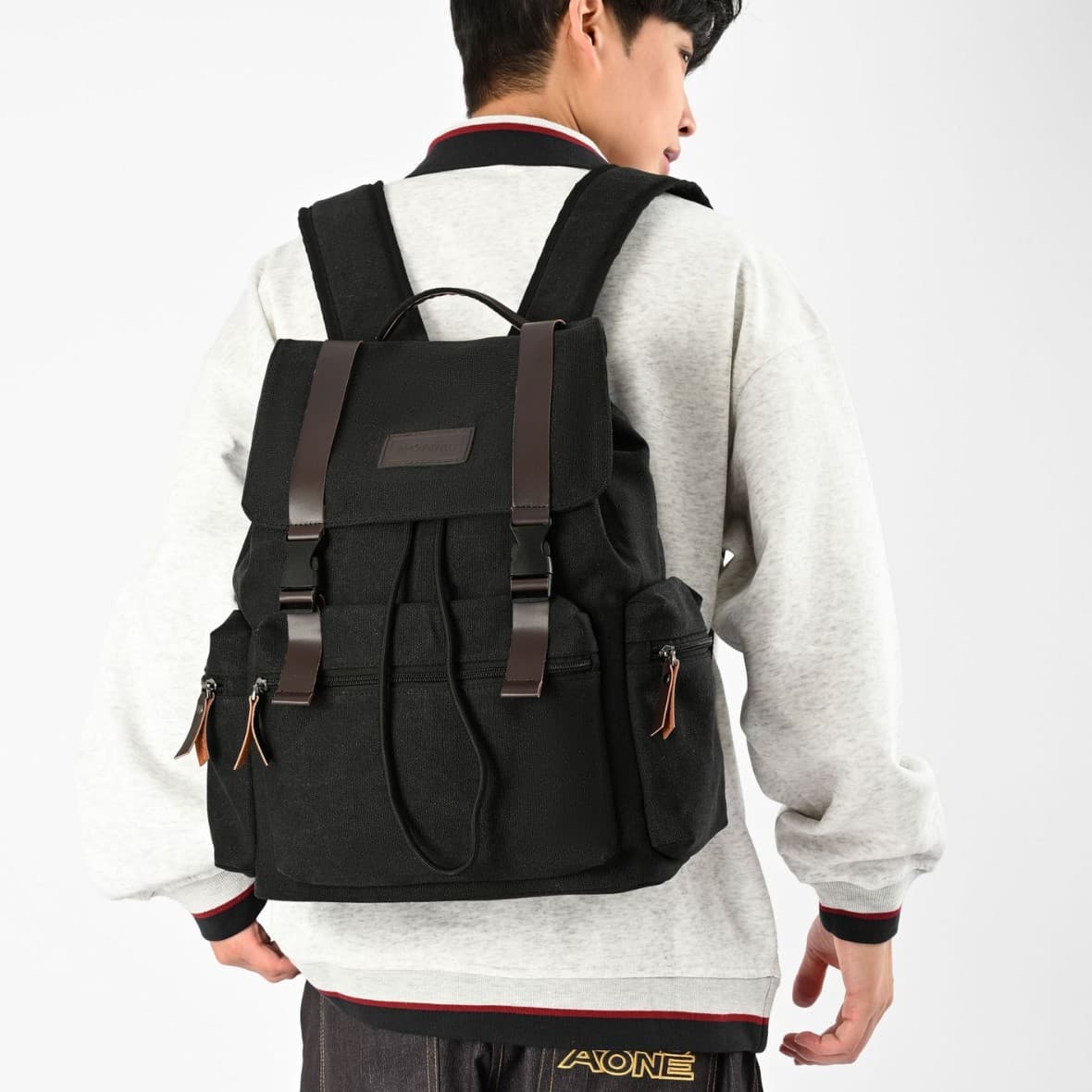 Outdoor backpack, men's sports backpack, large capacity multi-functional travel bag, student school bag, female business computer bag