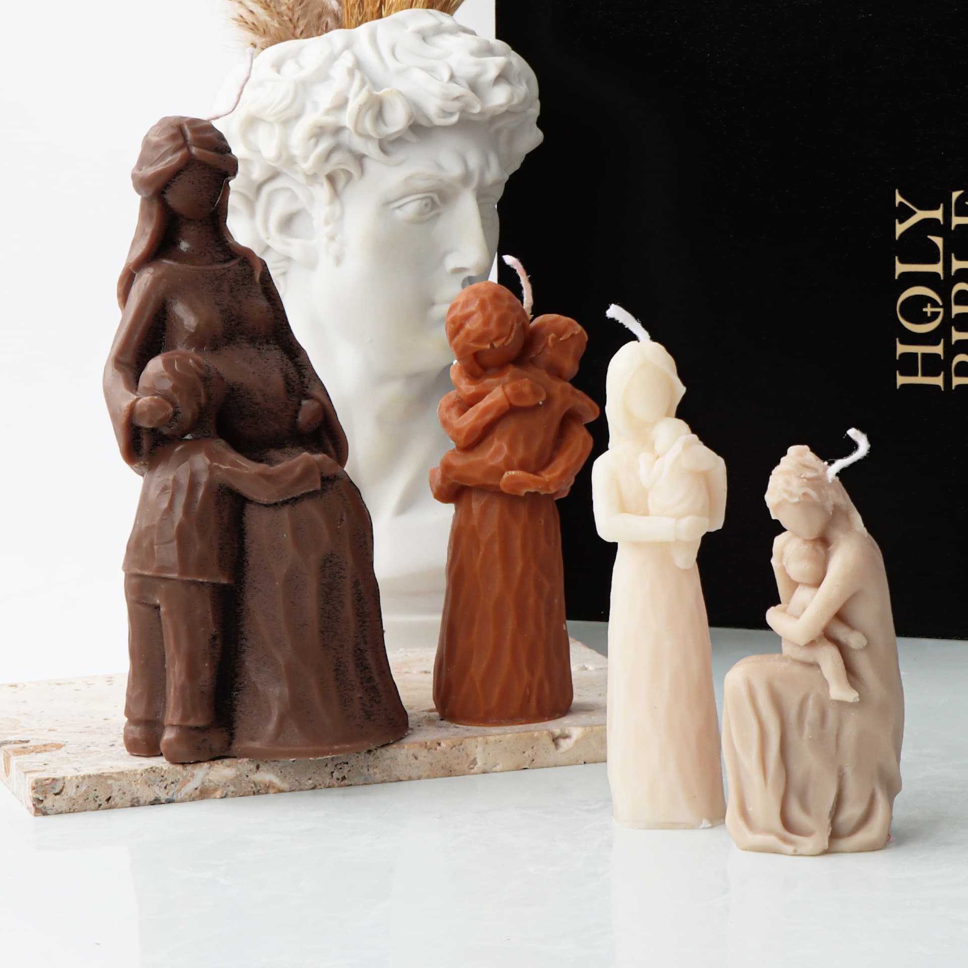 Mother's Day Candle Mold for Mothers with Baby, New DIY Candle, Candle Mold for Pregnant Mother with Baby, Silicone Fondant