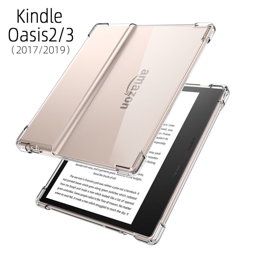 Compatible with Amazon Kindle Oasis 2/3 E-book Soft Case 7-inch 2019 Four-corner Anti-drop Airbag Protective Cover