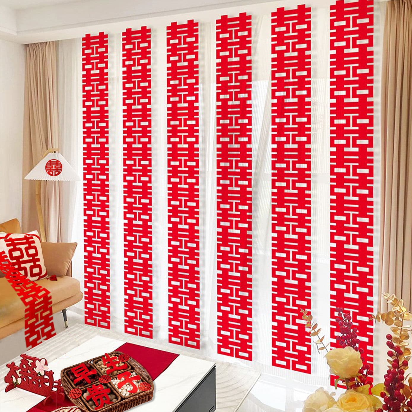 Wedding room layout long happy word stickers wedding decoration engagement wedding background wall living room stairs wedding room decoration happy word