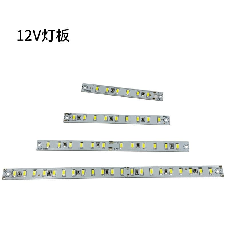 Energy Storage Power Supply LED Strip Aluminum Substrate, Mobile Power 12V Light Strip with 6/9/12/21 Beads Light Board