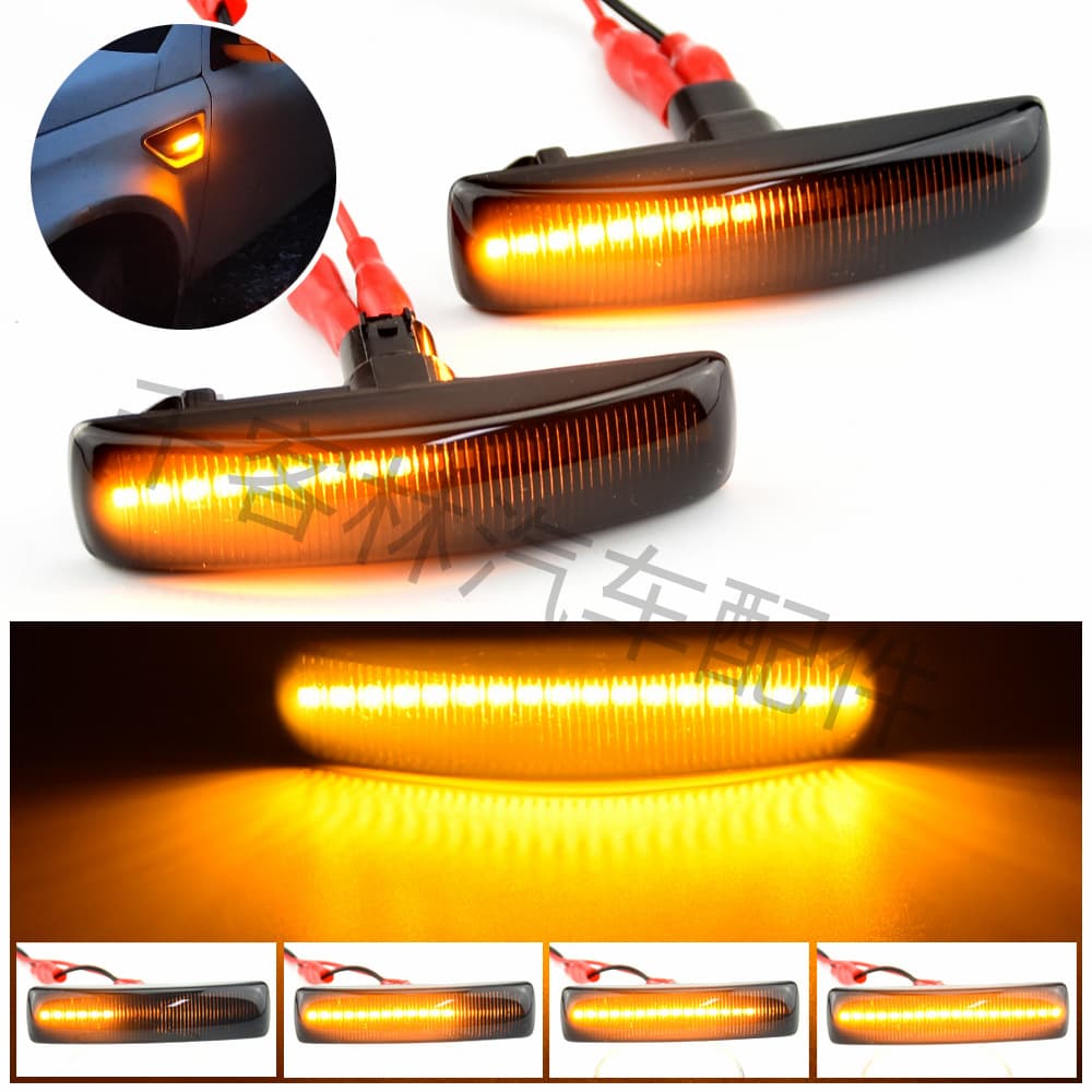 Sequential LED Fender Side Turn Signal Light for Land Rover Discovery 3 4 Freelander 2 Range Rover Sport