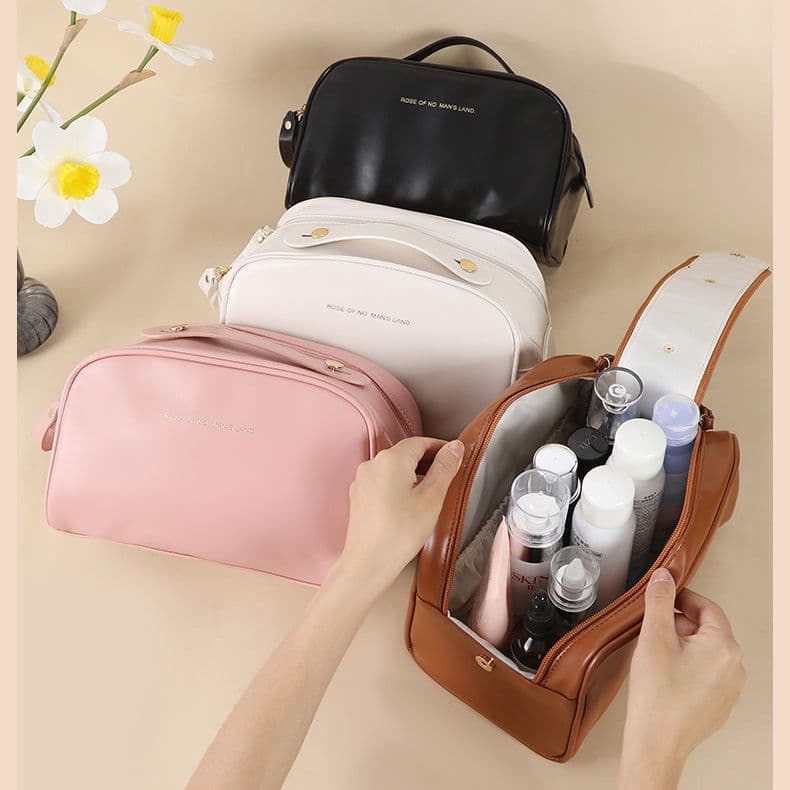 Large Capacity Cosmetic Bag, 2026 New Model, Super Popular Travel Portable Cosmetics Storage Bag, Toiletry Bag, Makeup Case