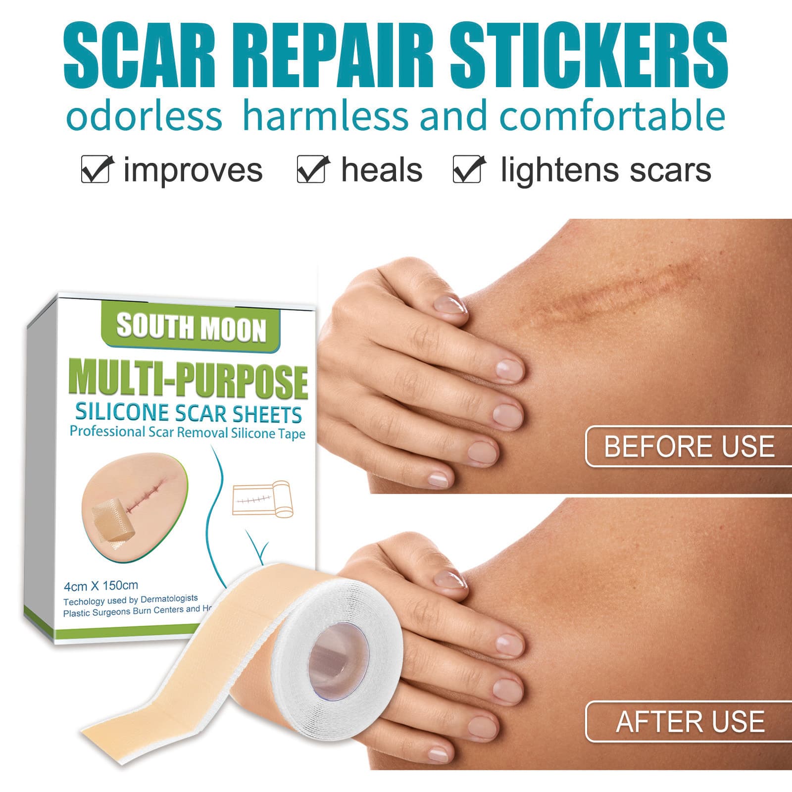 SouthMoon Skin Repair Patch - Fades Skin Blemishes with Gentle Ingredients for Daily Care and Repair