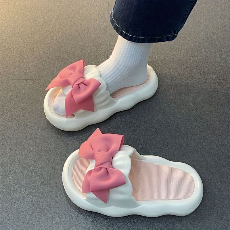 In Stock Fast Ship Cute Slippers for Women Outdoor Summer Fashion Trendy Home Indoor Soft Sole Non-Slip Thick Sole Sandals