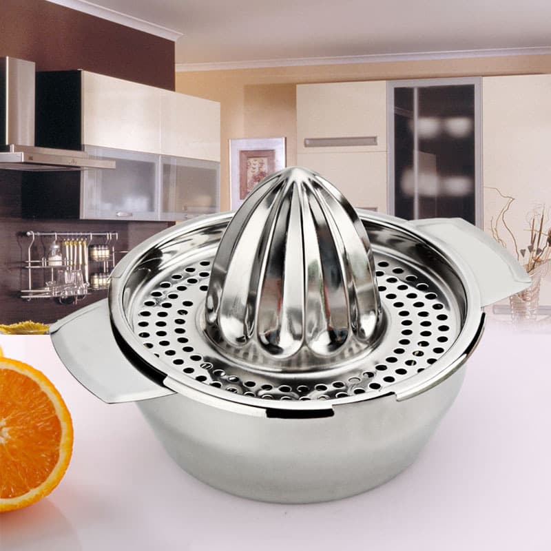 Manufacturer Direct Stainless Steel Manual Juicer, Orange and Lemon Hand Press Portable Juice Extractor Wholesale
