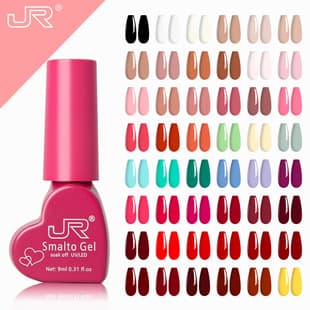 JR Limited Heart Bottle Multi-Color Gel Polish Solid & Ice Sheer Color Gel Full Set Nail Salon Special Wholesale Kit