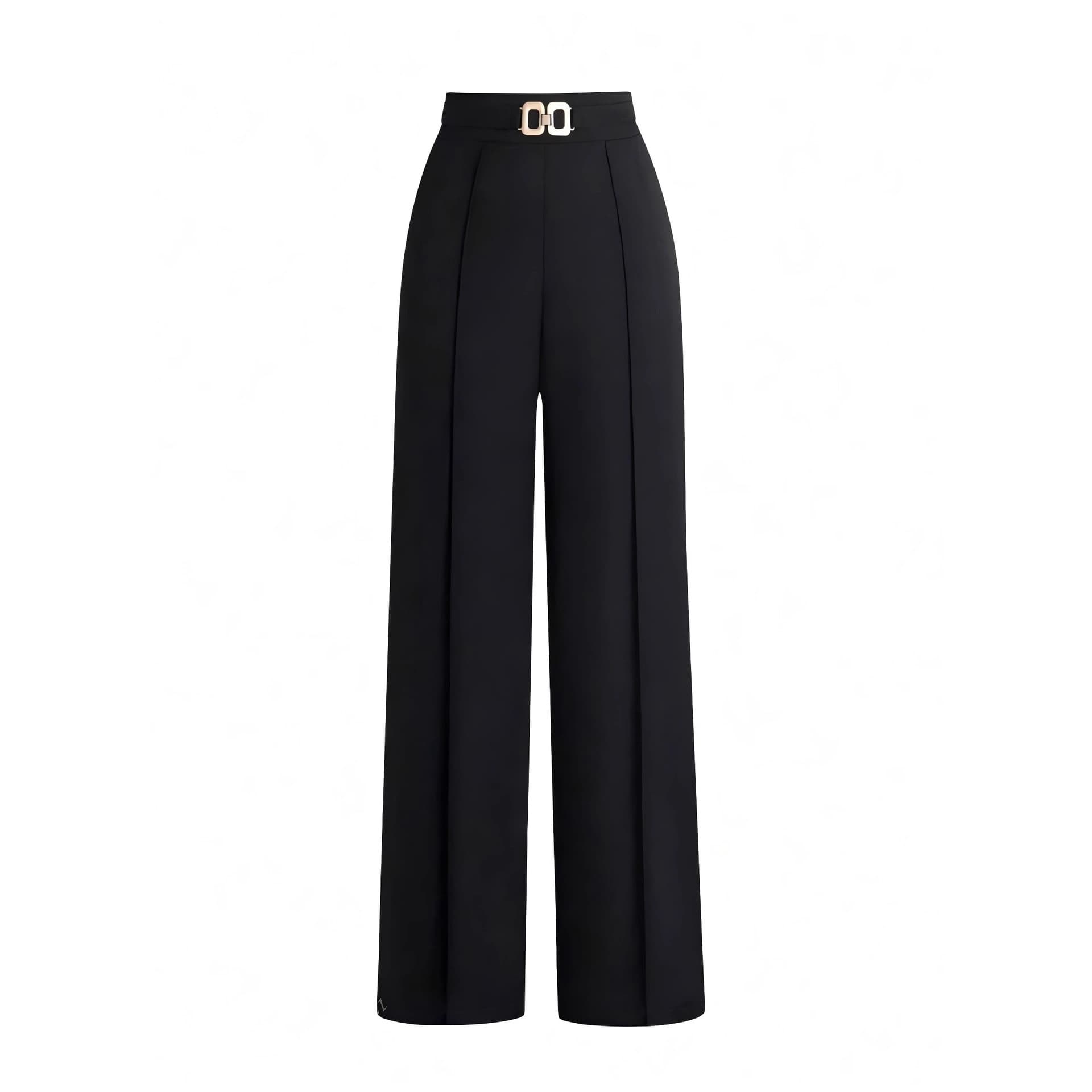 Women's High-Waist Wide-Leg Pants, Flowy Loose Straight-Leg Suit Trousers for Spring/Fall, Slimming and Leg-Lengthening, Wholesale