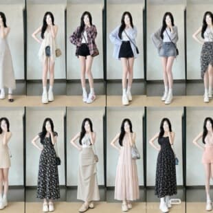 Thirteen Lines Summer New Brand Women's Tops Dresses Skirts Mixed Styles Bag Physical Store Live Streaming Stall Wholesale