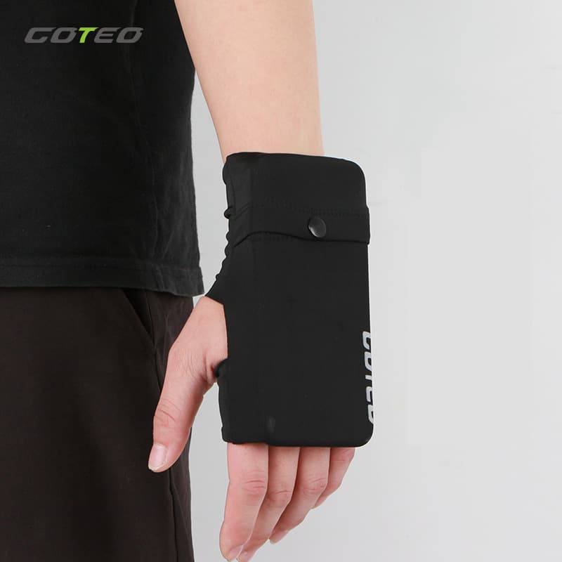 New Fashion Sports Arm Pouch, Outdoor Running Phone Holder, Unisex Marathon Handheld Pack with Ice Silk Glove