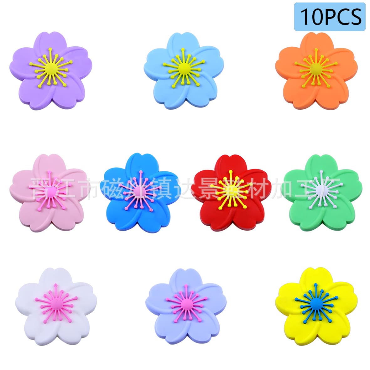 Cute [Small Flower] Croc DIY Accessories PVC Shoe Charms Buckles Cartoon Personalized Parts Decorative Buckles Adorable Fun
