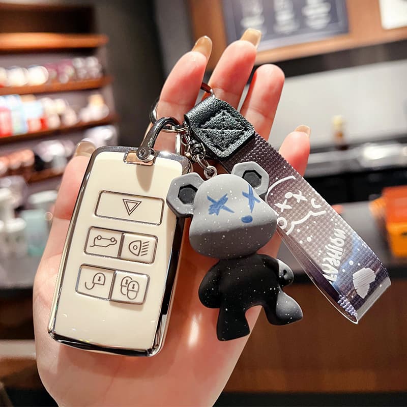 Suitable for 2023 New Land Rover Key Case Set Range Rover Evoque L Case 4 Sport Version 5 Car Star Vein Freelander 2 Case Buckle