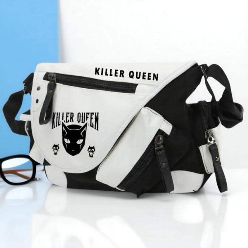 Anime crossbody bag JOJO's Bizarre Adventure peripheral backpack Kira Yoshikage stand-in for men and women shoulder pain bag school bag