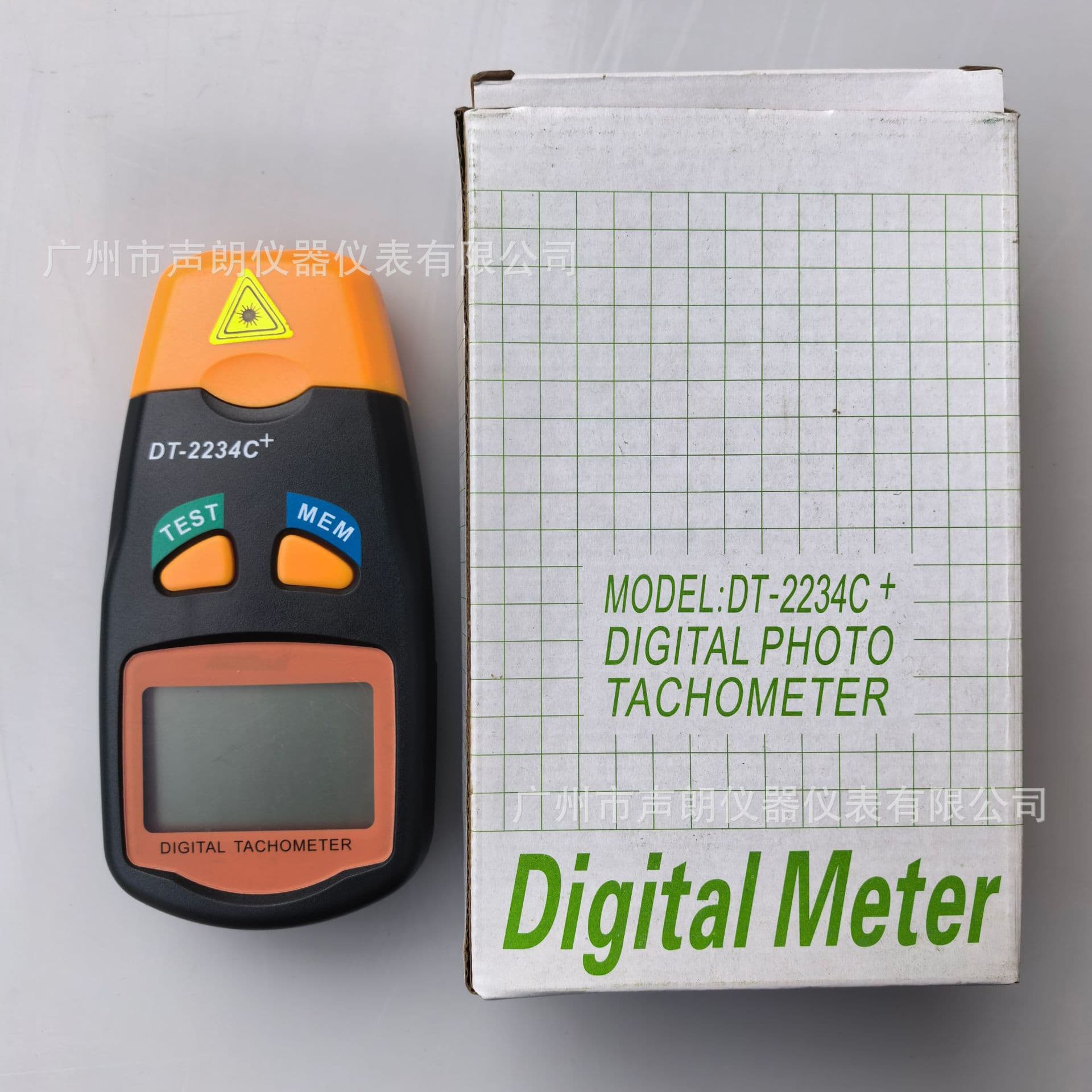 DT2234C+ Photoelectric/Laser Tachometer Handheld Digital Display Laser Speed Meter