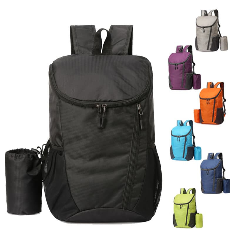 Large Capacity Foldable Backpack Lightweight Waterproof Outdoor Travel Sports Bag Double Shoulder Bag Custom Logo Available Vanaheimr