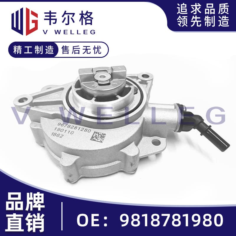 456590 9818781980 Compatible with Peugeot 207 208 2008 308 Citroen Brake Vacuum Pump