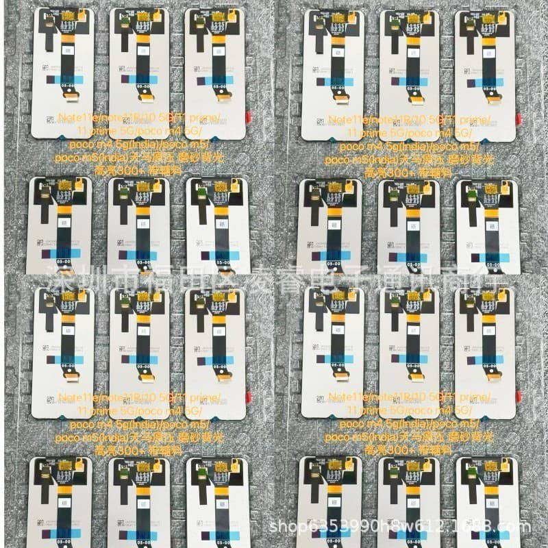 Compatible with Redmi Note 11E / Redmi 10 5G Screen Assembly LCD Display Inner and Outer Screen