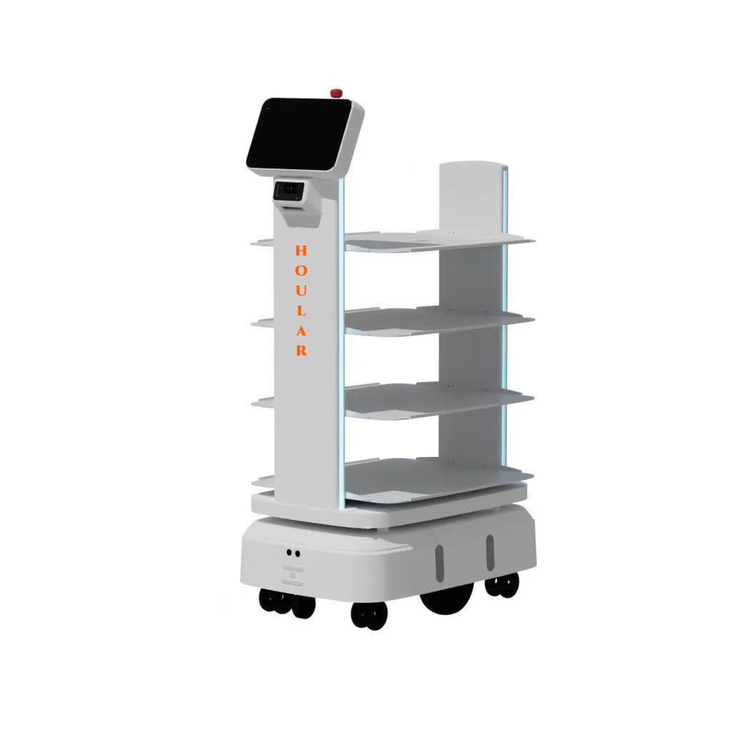 HOULAR AGV factory intelligent delivery robot: efficient, flexible, intelligent, accurate, and convenient delivery.