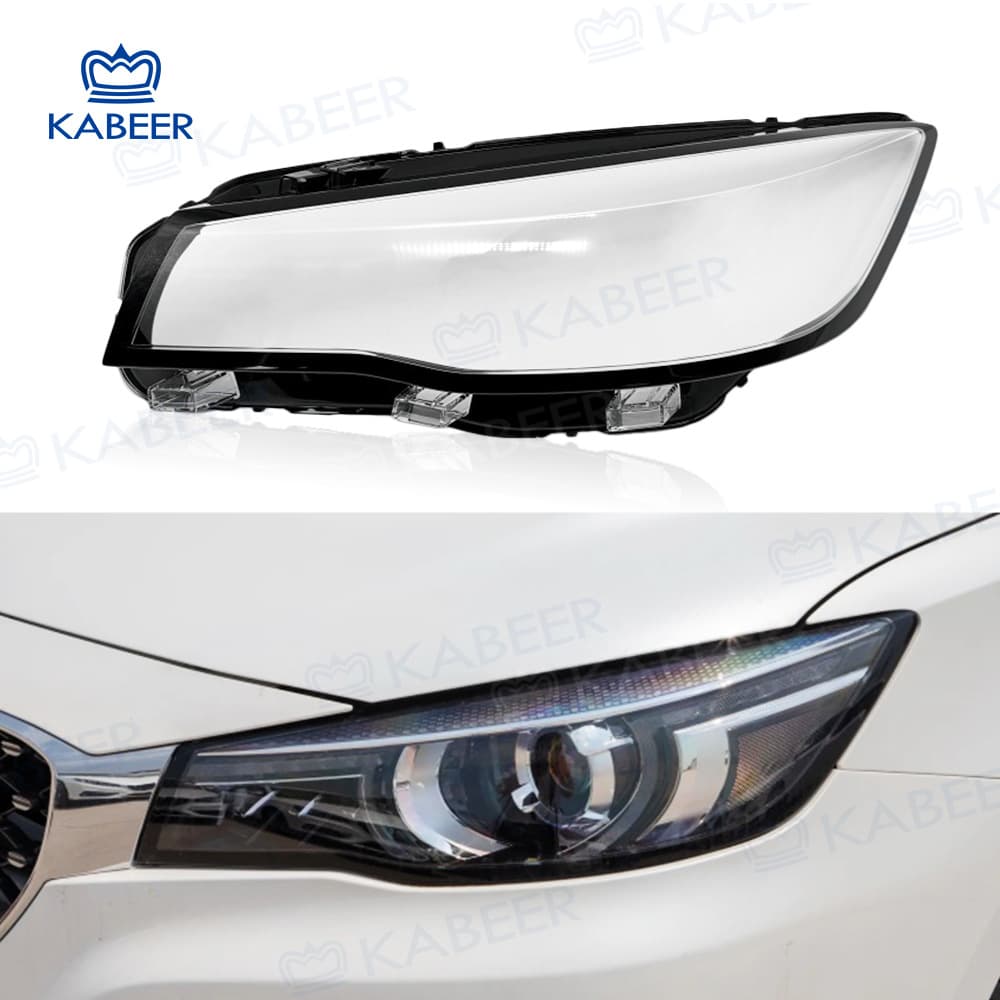 Compatible with 17-19 MG6 Headlight Lens Front Transparent Glass Cover Headlight Housing
