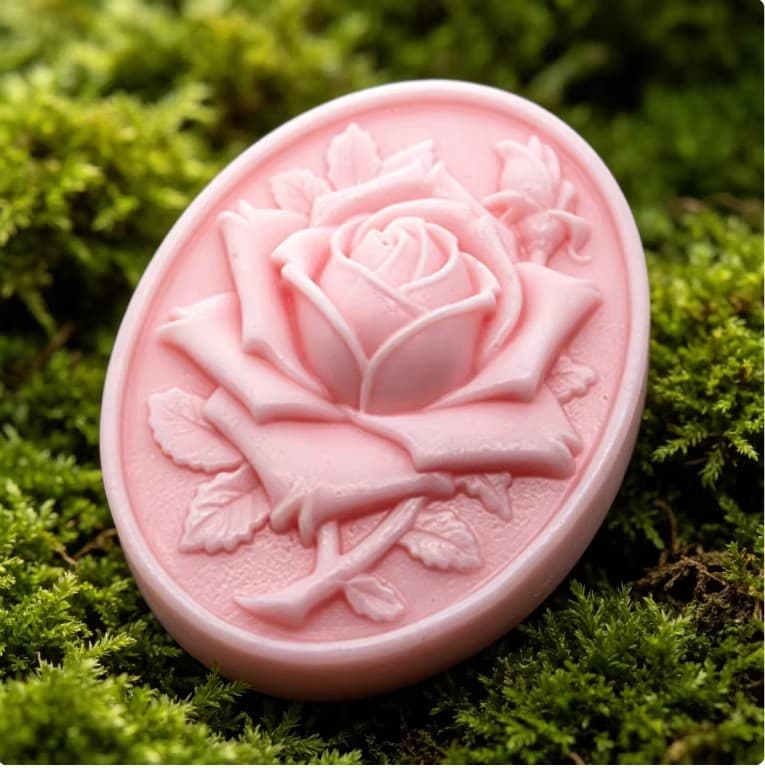 Rose Soap Mold Handmade Soap Mold Chocolate Mold Cake Decoration Mold Silicone Mold C779