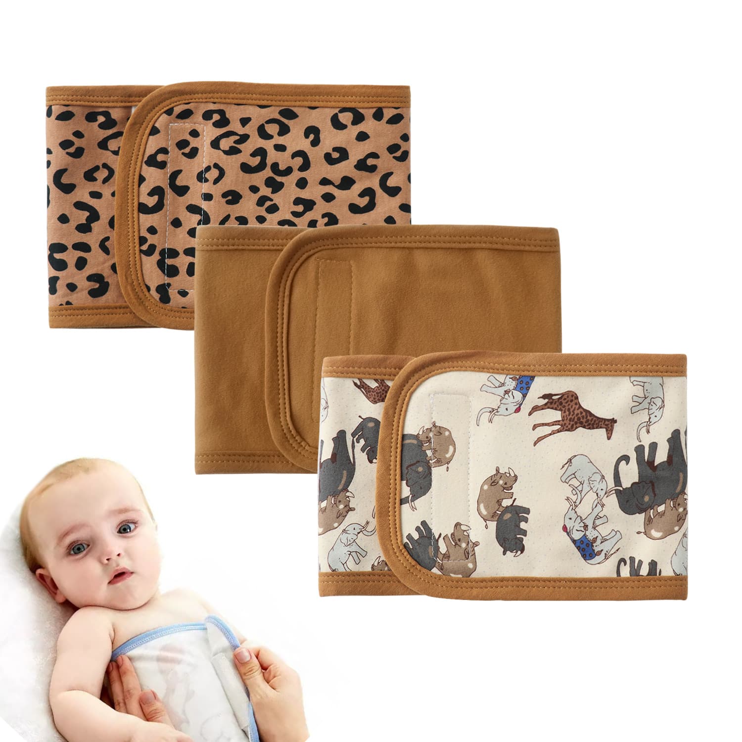 2025 Newborn Belly Button Protection Cotton Baby Belly Band Infant Belly Warmer Bellyband Abdominal Wrap for Spring Autumn Winter