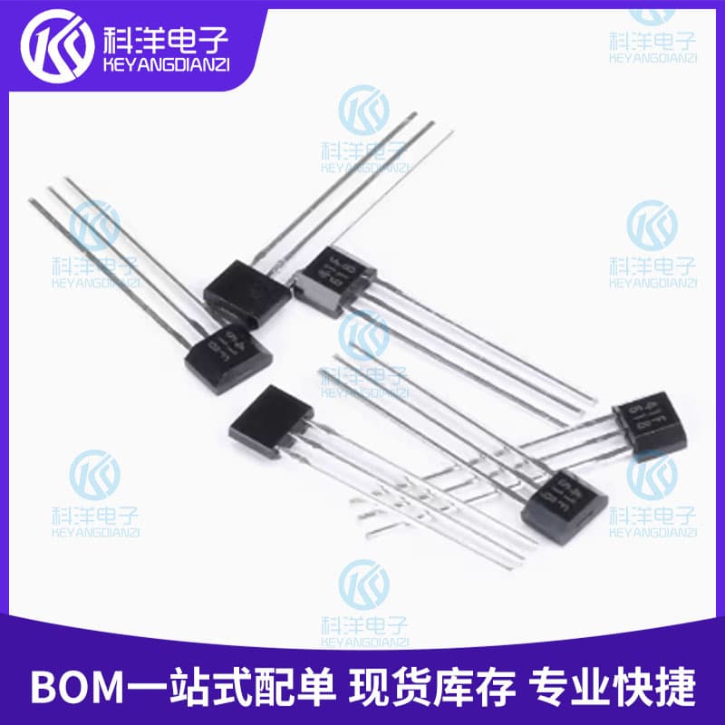 41F/0H41/SH41/SS41F/S4 Through-Hole Bipolar Hall Element Sensor for Electric Vehicle Motors, etc.
