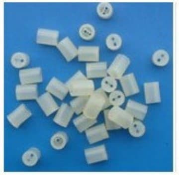 100pcs 5MM LED Spacer, 5MM LED White Plastic Holder, LED Bracket