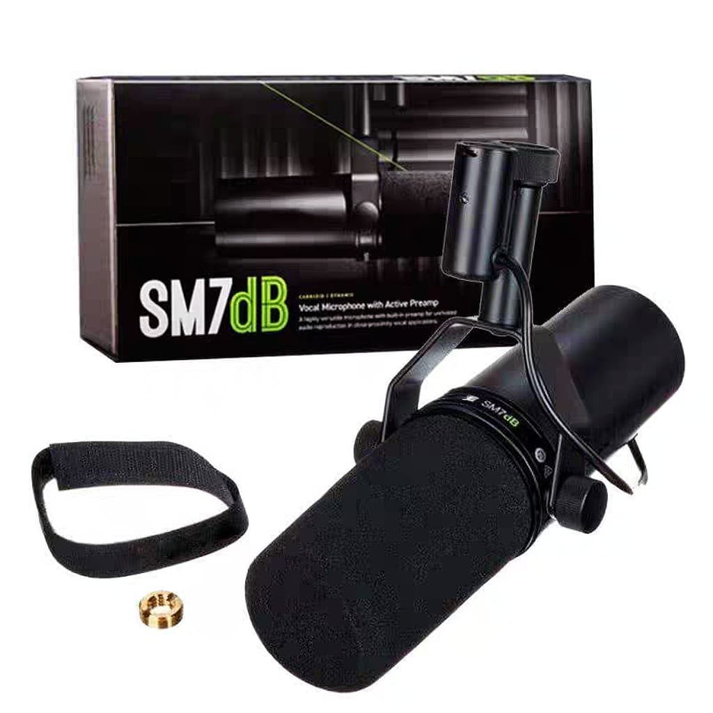 Cross-border wholesale SM7DB wired professional dynamic microphone for recording and live streaming, built-in SM7B upgraded version
