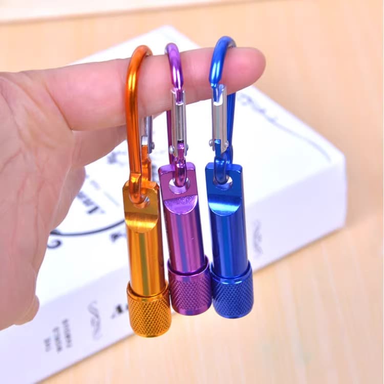 Columbia Electronic Flashlight Carabiner Mini Flashlight Mini Super Bright Torch LED Flashlight Custom Logo Printable