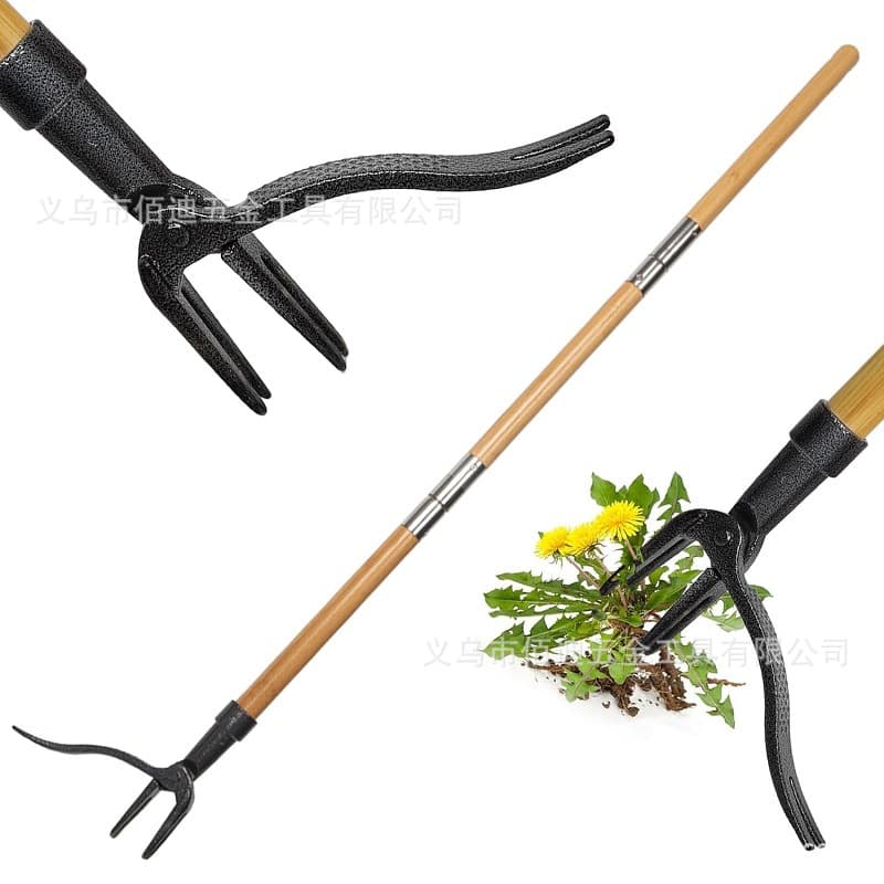 Amazon weeder, no bending required root puller, manual upright weeder, garden tool detachable.