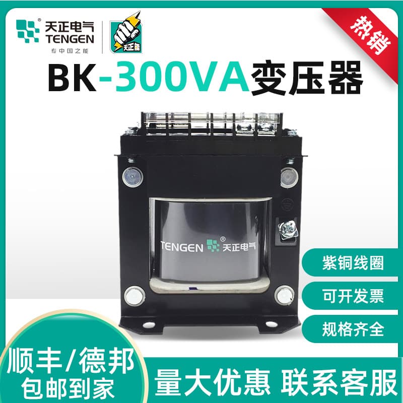 TENGEN Tianzheng BK-300VA Machine Tool Control Single-Phase Transformer 380 220 110 36 24V All Copper W