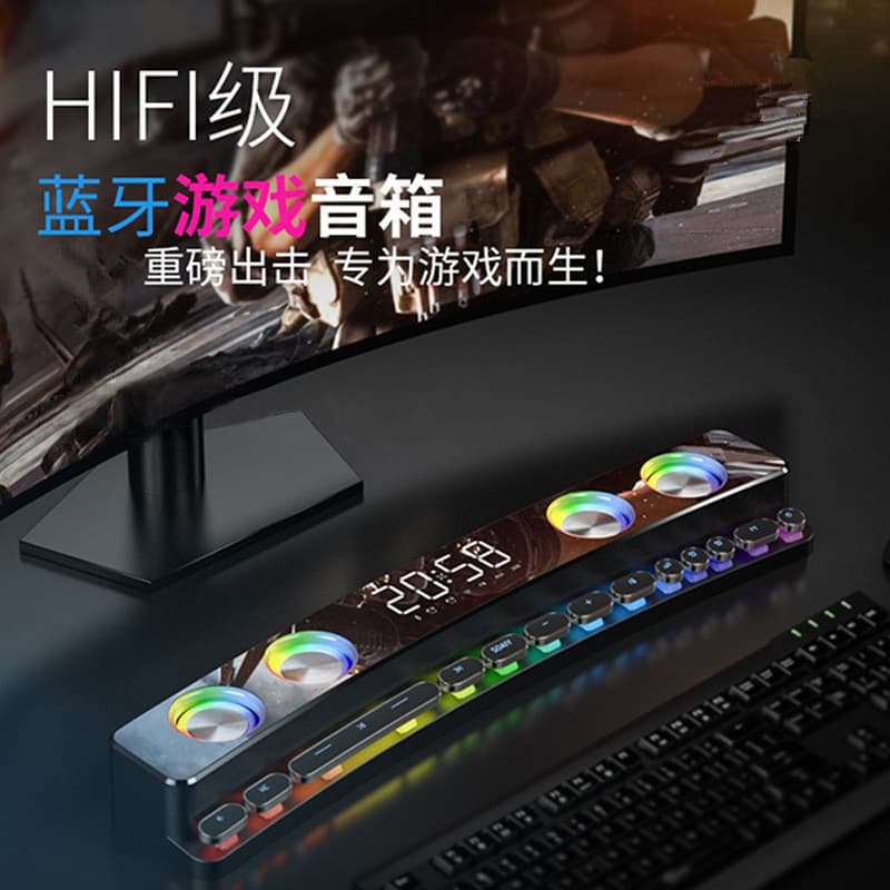 For Sony Sh39 Bluetooth Speaker Home Use Wireless Stereo Gaming Mini 3D Surround Super Bass Computer Sound System