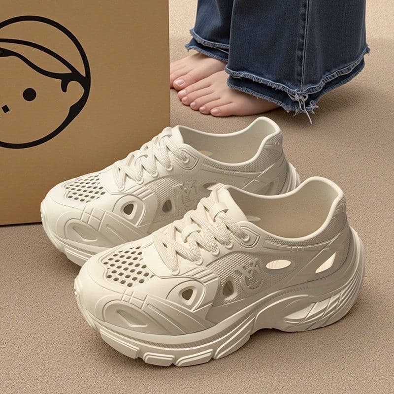 Clog Shoes Women Dad Sneakers Casual Sports Shoes Women Board Shoes Women Stream Trekking Shoes Beach Shoes EVA Wading Shoes Sandals