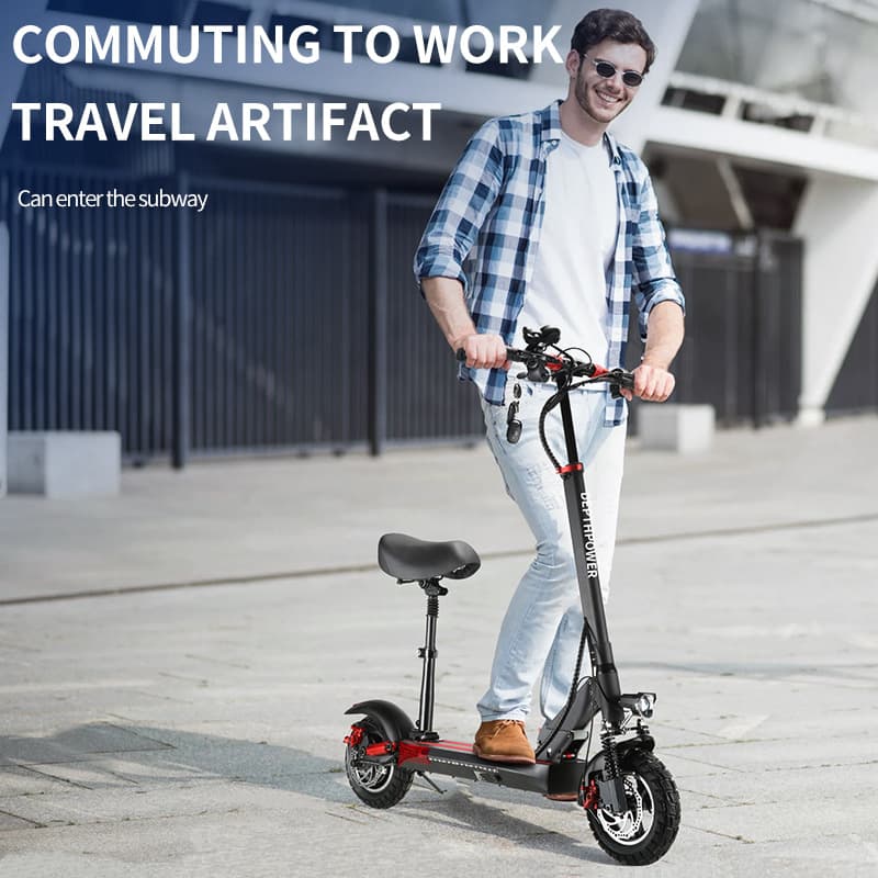 Factory Direct Export Lithium Battery 48V Electric Scooter Folding Adult Scooter Commuter Pedal Scooter
