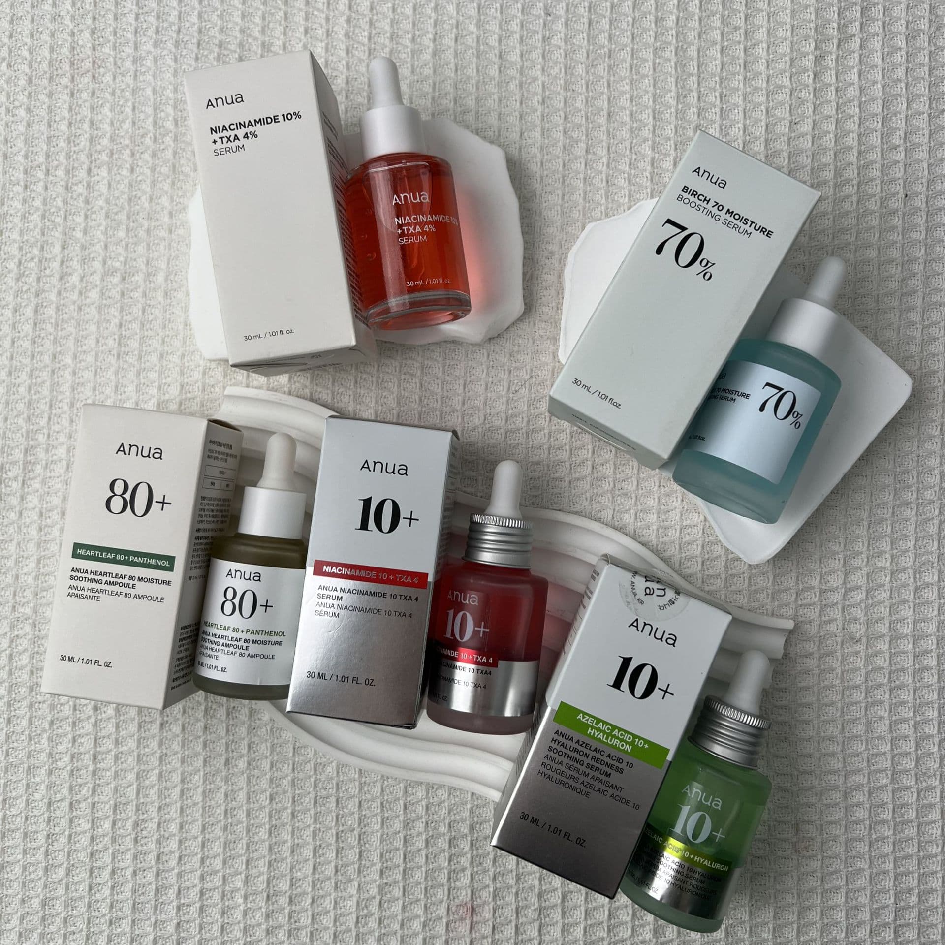 An-ua Peach 70% Niacinamide Serum Essence Toner 30ml Houttuynia Cordata Quercetin Cleanser