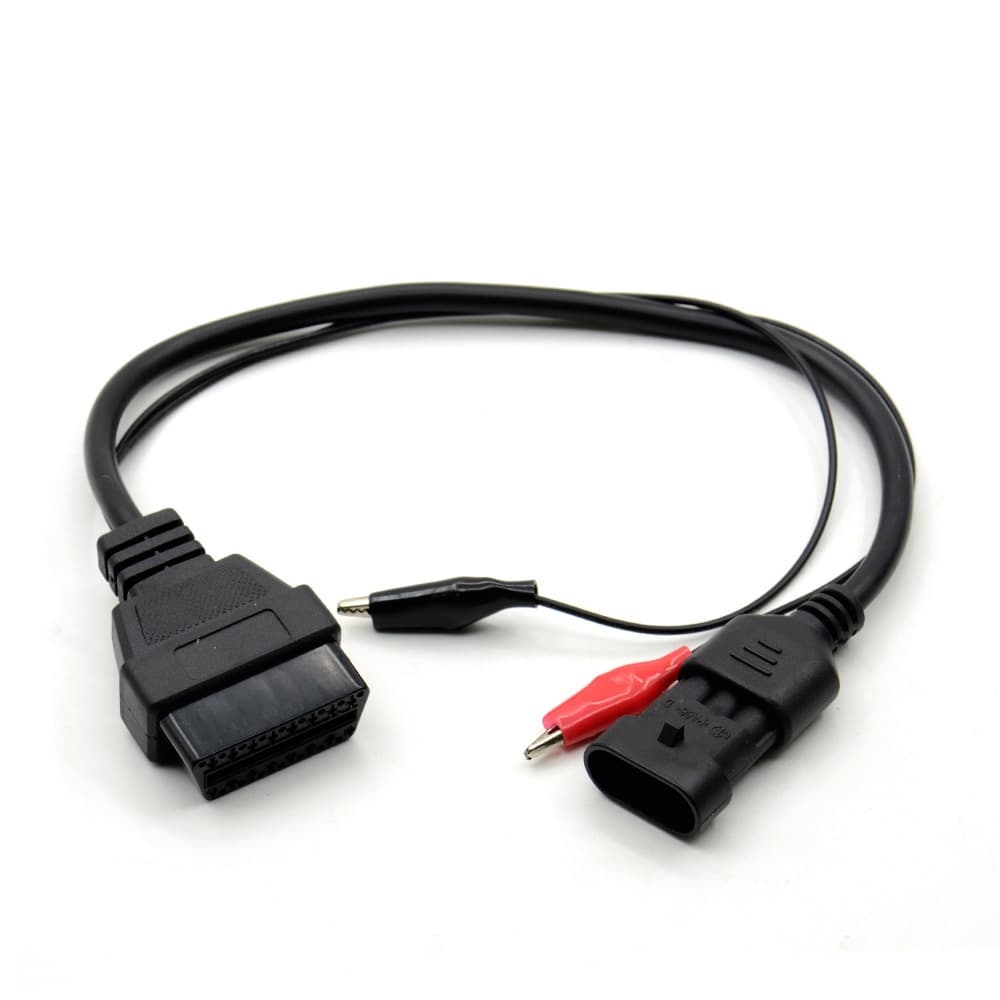 Fiat 3pin Alfa to 16 Pin Fiat Diagnostic Tool Car Diagnostic Cable OBD Connection Cable