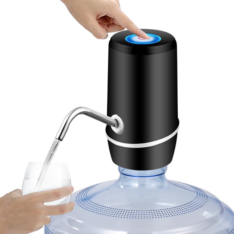 New Electric Water Pump, Smart Wireless Suction Pump with Rechargeable Pressure for Mineral Water Barrel Automatic Dispenser