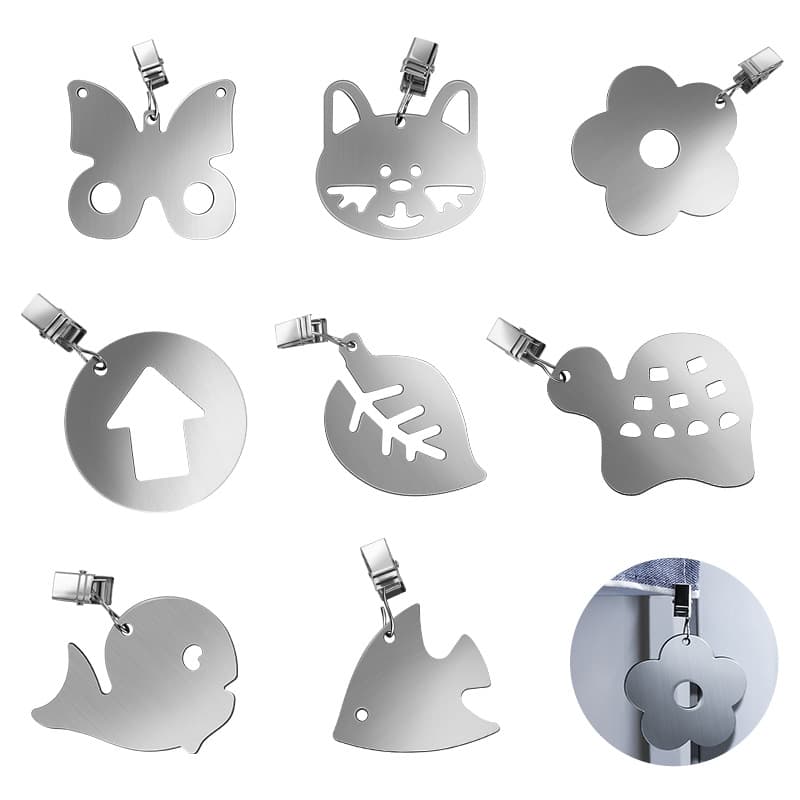 Stainless Steel Tablecloth Weights for Home Kitchen Dining Table, Outdoor Tablecloth Windproof Fixing Clips