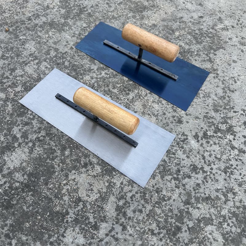 Factory-produced large 9-nail paint mud board, paint trowel with wooden handle, 9-nail paint iron plate, 24c trowel
