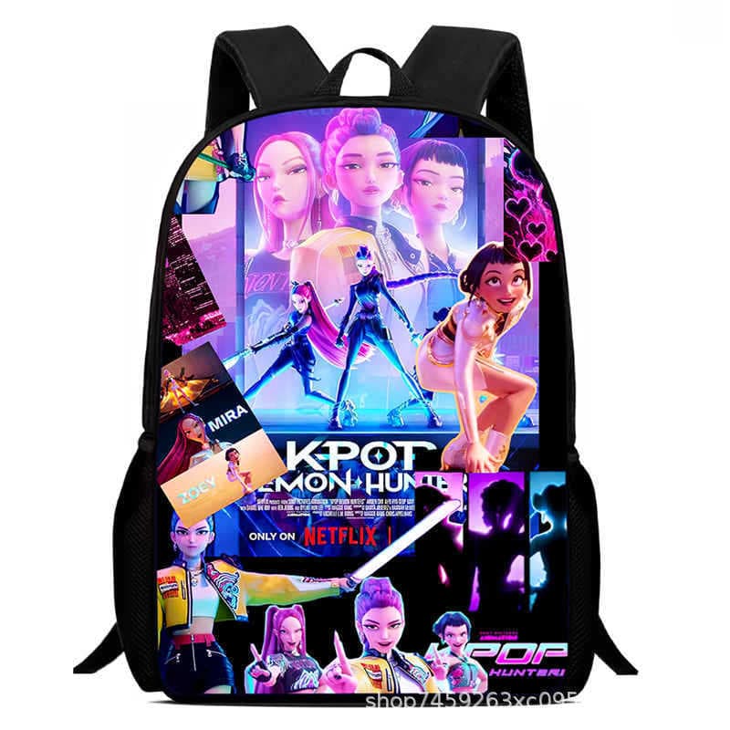 Kpop witch hunter group school bag high definition printing casual cross-border lightweight backpack manufacturer one piece for primary school