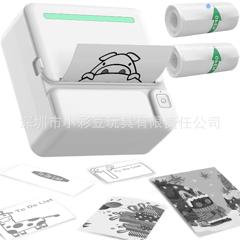 Hot Selling Cross-Border Printer for Students Home Use Bluetooth C19 Mini Portable No-Copy Printer