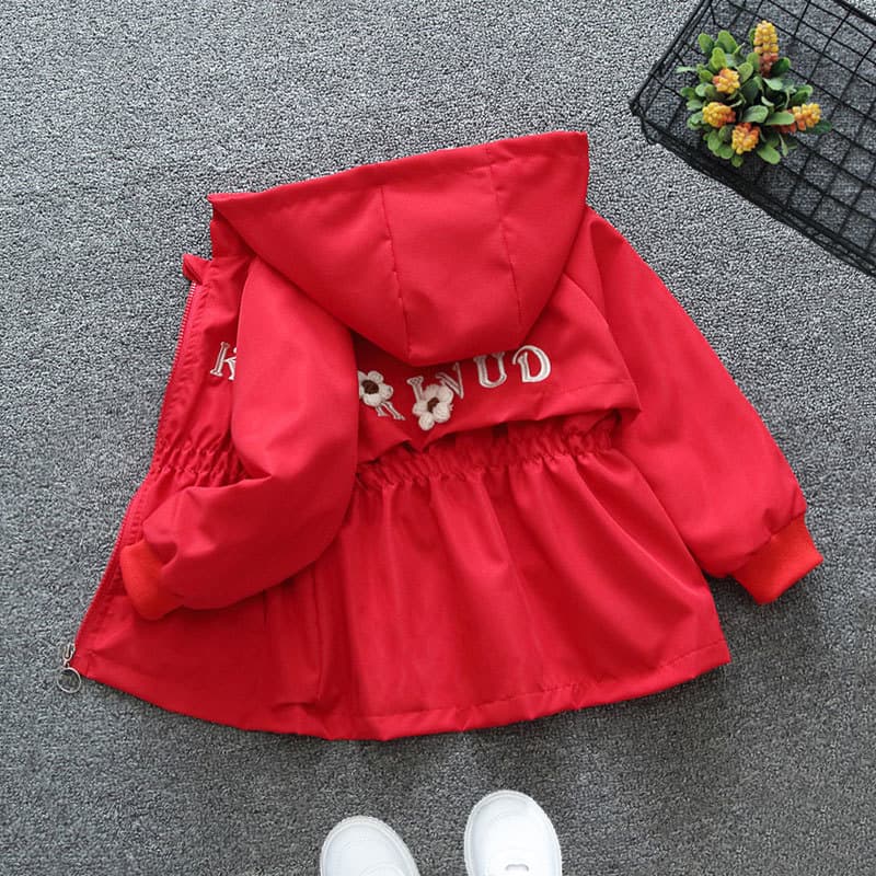 Girls' Jacket Children's Windbreaker 2025 Spring Girls' Spring and Autumn Korean Style Outerwear Boys' Thin Jacket Trendy