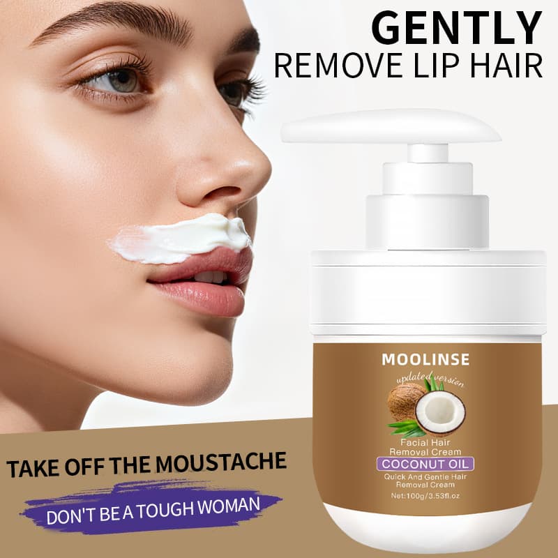 Cross-border popular spot Coconut Oil coconut oil hair removal cream facial hair removal cream source manufacturer