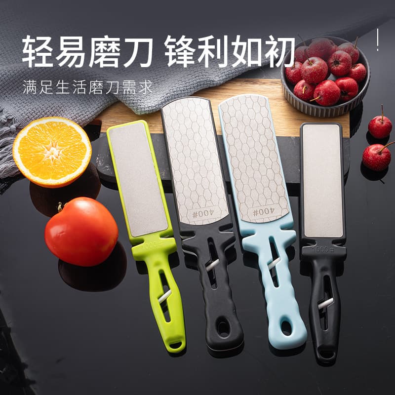 Diamond sand knife sharpener household kitchen knife 400 mesh knife sharpening artifact kitchen multi-functional knife sharpening tool wholesale internet celebrity
