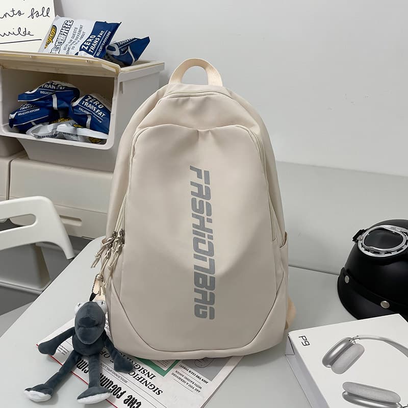 2026 New Trendy Korean Style Nylon Backpack for Middle School, High School, and College Students, Campus Bag for Women