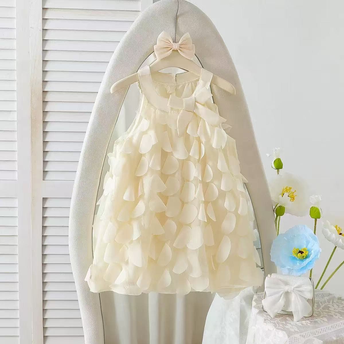 Korean Children's Girls Dress 2024 Summer Fashionable Princess Dress Baby Stylish Camisole Long Dress