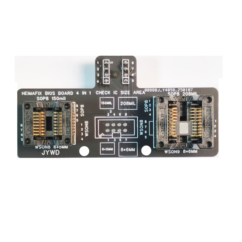 SOP8/WSON8/QDFN8 Programming Socket BIOS Bounce Socket 6x8 5x6MM 150 208MIL