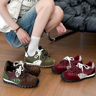 Vintage Soft Sole German Trainer Shoes Women Jogging Agility Shoes 2026 New Breathable Outdoor Hiking Shoes Work Casual Shoes