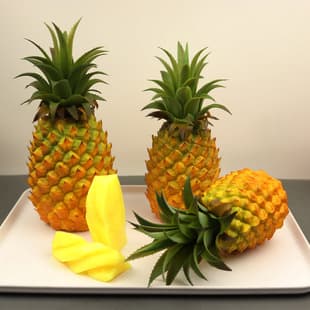 Simulated Pineapple Model, Fake Fruit Decoration Props, Cabinet Display, Showroom, Home Photography, PVC Pineapple Fruit